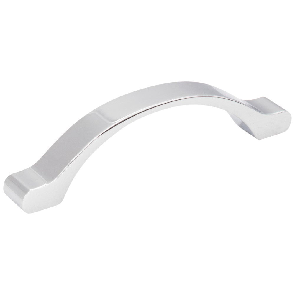 Arched Seaver Cabinet Pull - Polished Chrome