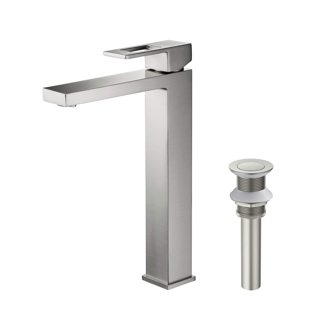 Quadra Brass Single Handle Bathroom Vessel Sink Faucet