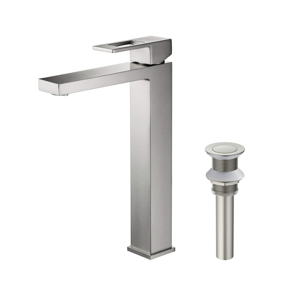 Quadra Brass Single Handle Bathroom Vessel Sink Faucet