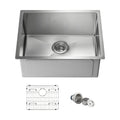 23" Undermount Single Bowl Stainless Steel Kitchen Sink