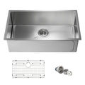 32 3/4" Undermount Single Bowl Stainless Steel Kitchen Sink