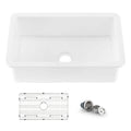 Nova 32" Single Bowl Undermount Fireclay Kitchen Sink