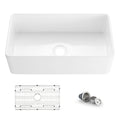 Nova 33" Fireclay Single Bowl Kitchen Farmhouse Sink