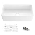 Nova 36" Fireclay Single Bowl Kitchen Farmhouse Sink
