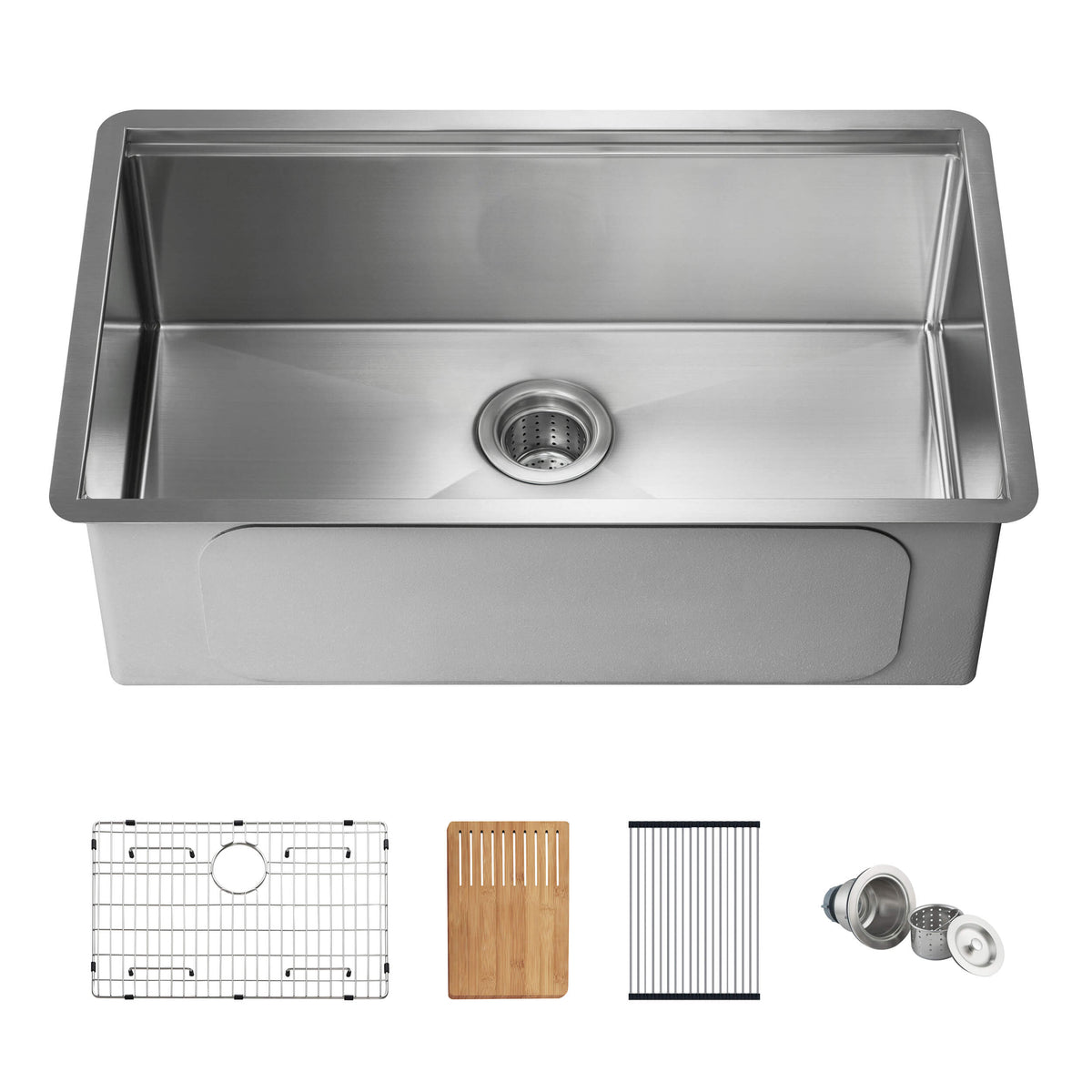 30" 316 Marine Grade Stainless Steel Workstation Undermount Kitchen Sink