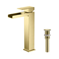 Quadra Waterfall Single Handle Bathroom Vessel Sink Faucet