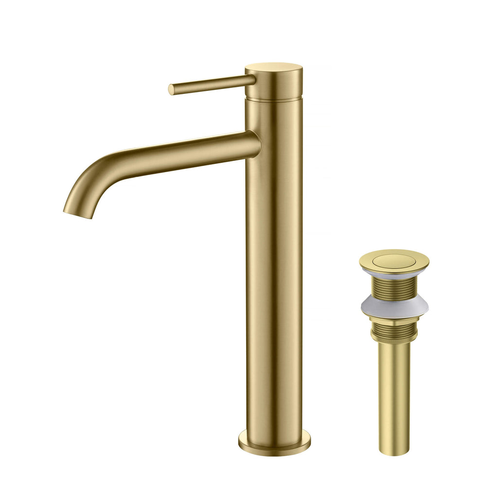 Halo Single Handle Bathroom Vessel Sink Faucet