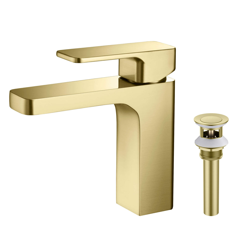 Fusion Single Handle Bathroom Vanity Sink Faucet