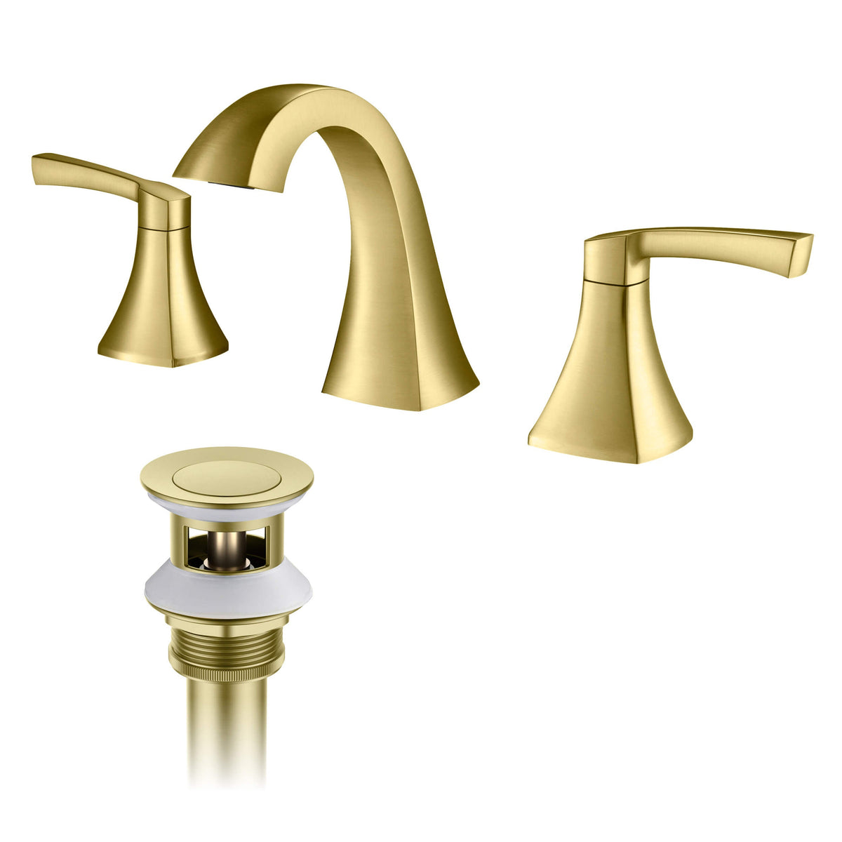 Vermont 8 Inch Widespread Bathroom Sink Faucet