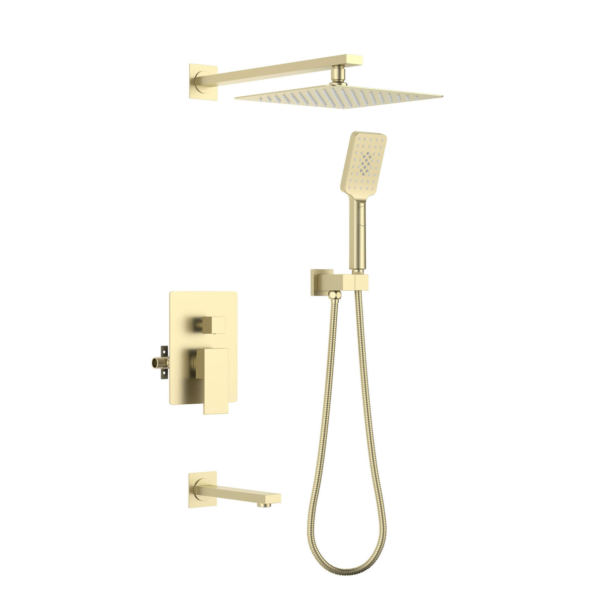 Quadra 3-Function Wall Mount Shower System