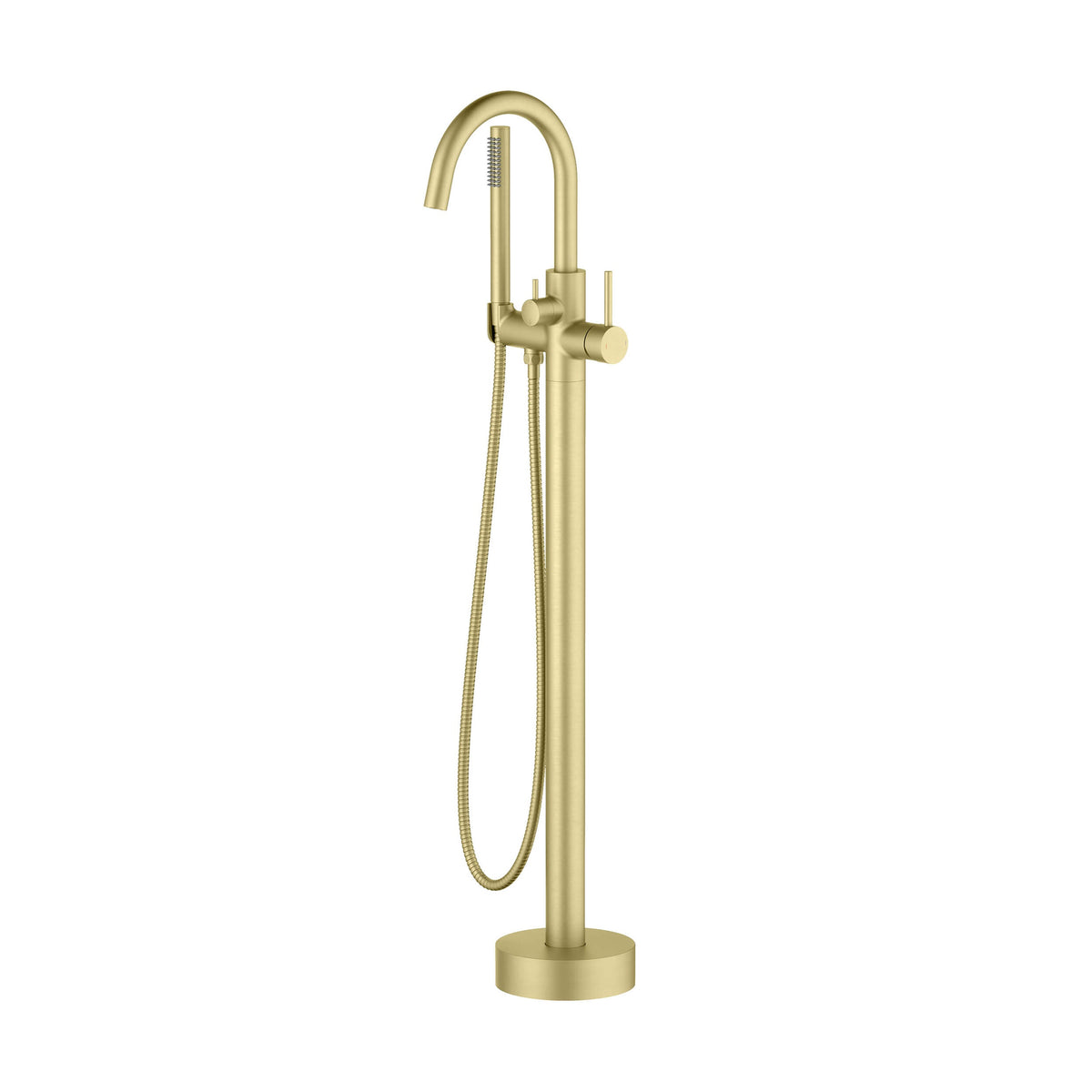 Halo Floor Mount Tub Filler With Hand Shower