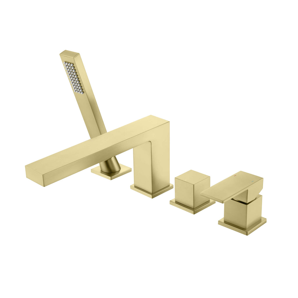Quadra Deck Mounted Roman Bathtub Faucet