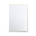 24x36 Shatterproof Wall Mount Metal Frame Mirror