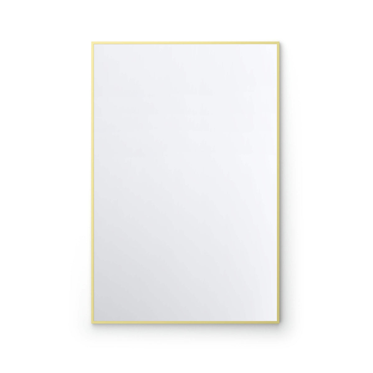 24x36 Shatterproof Wall Mount Metal Frame Mirror