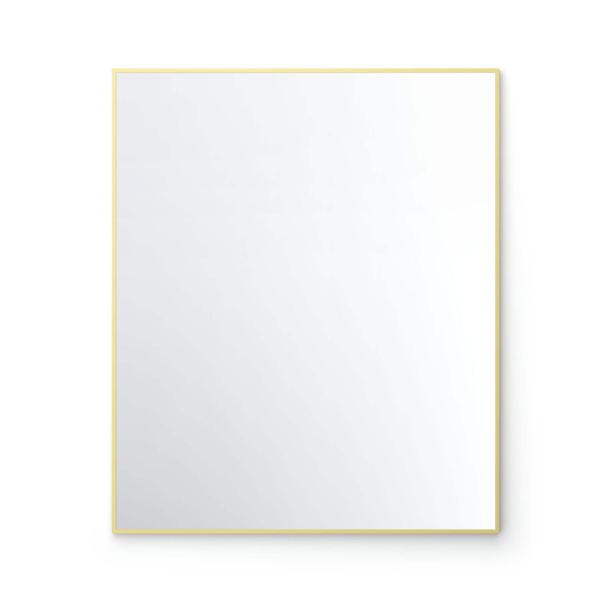 30x36 Shatterproof Wall Mount Metal Frame Mirror