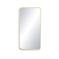 18x36 Shatterproof Wall Mount Metal Frame Mirror