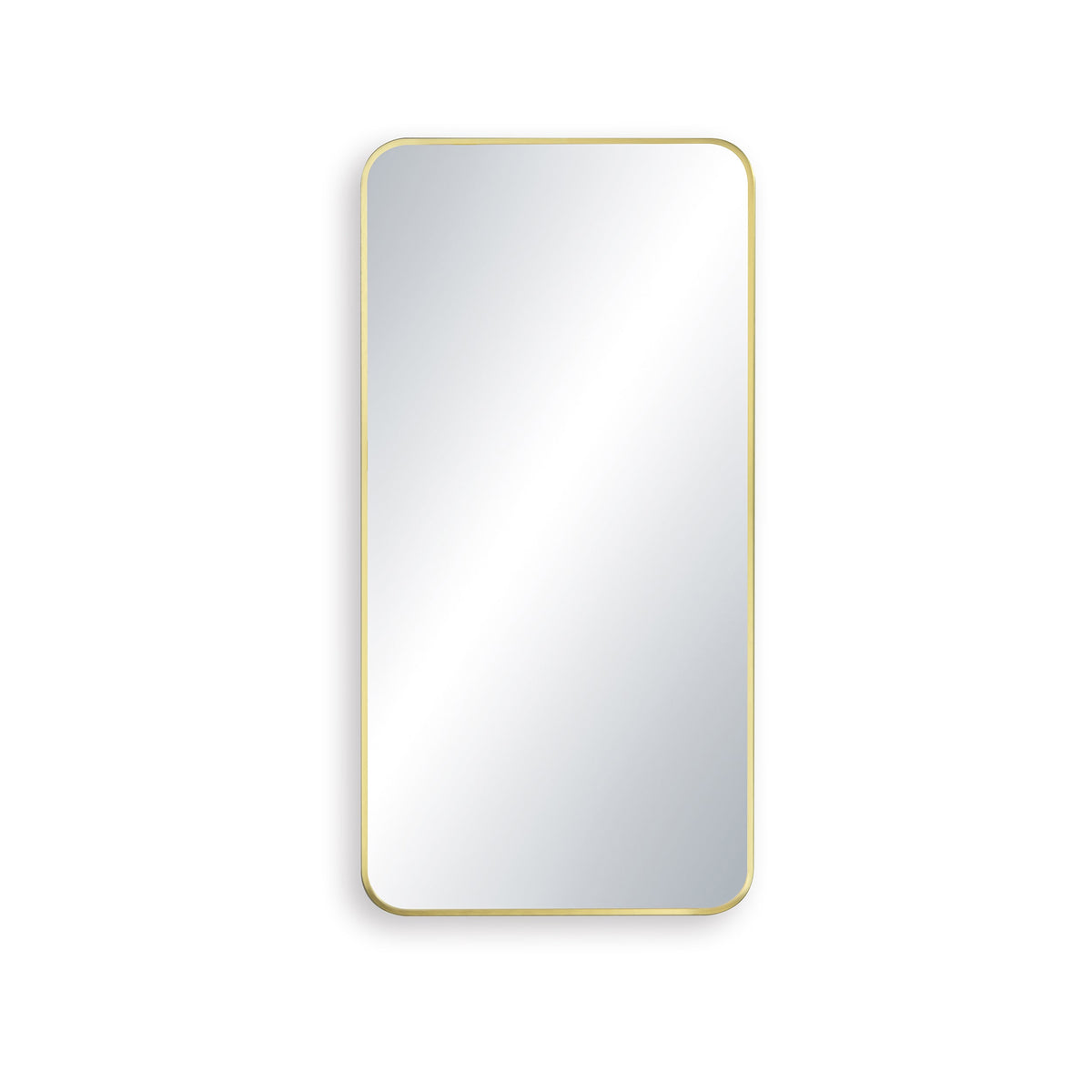 18x36 Shatterproof Wall Mount Metal Frame Mirror