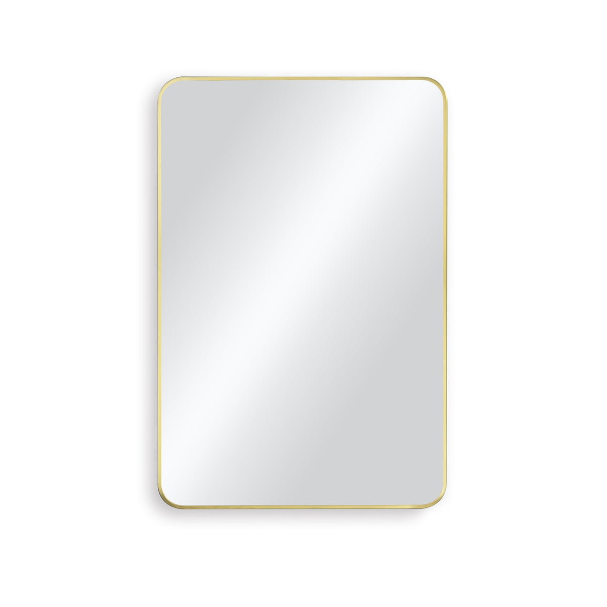 24x36 Shatterproof Wall Mount Metal Frame Mirror