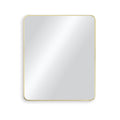 30x36 Shatterproof Wall Mount Metal Frame Mirror