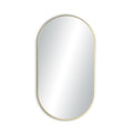 20x36 Shatterproof Wall Mount Metal Frame Mirror