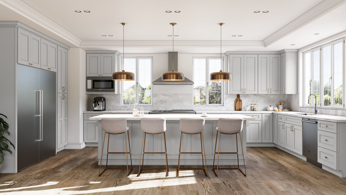 Fabuwood Allure Galaxy Nickel sample door