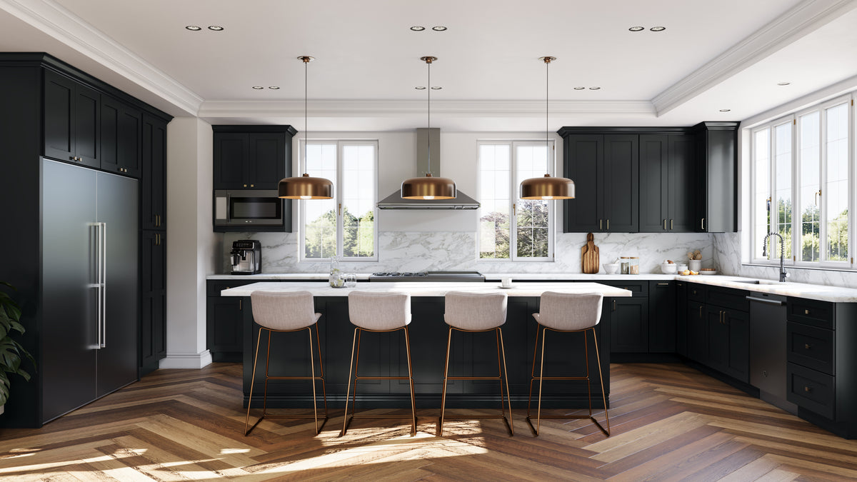 Fabuwood Allure Galaxy Pitch Black sample door